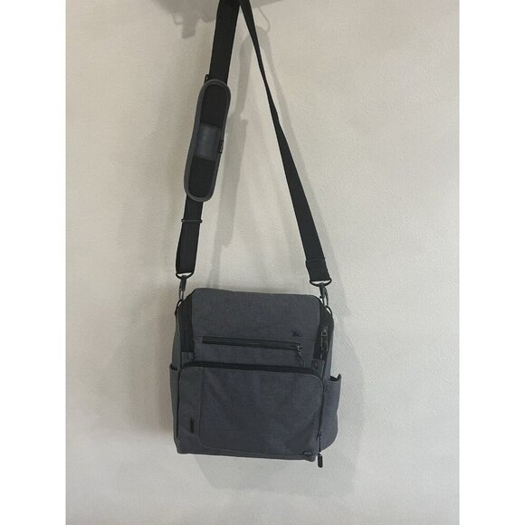 Travelon RFID Blocking Crossbody Bag Purse Gray Adjustable Travel Organize - Picture 1 of 10